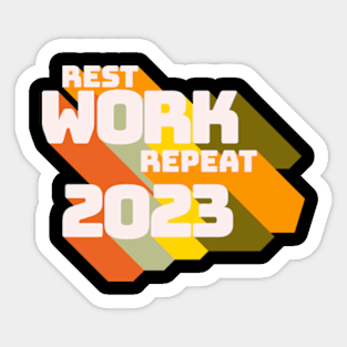 New 2023 Resolution Sticker